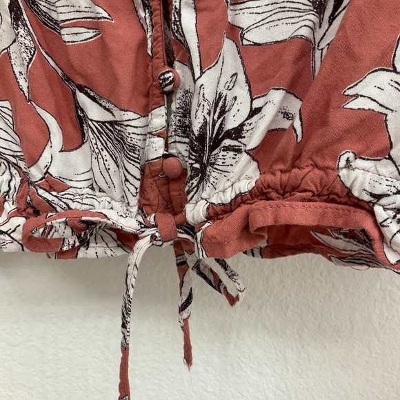 Roxy crop button up blouse - Picture 6 of 6